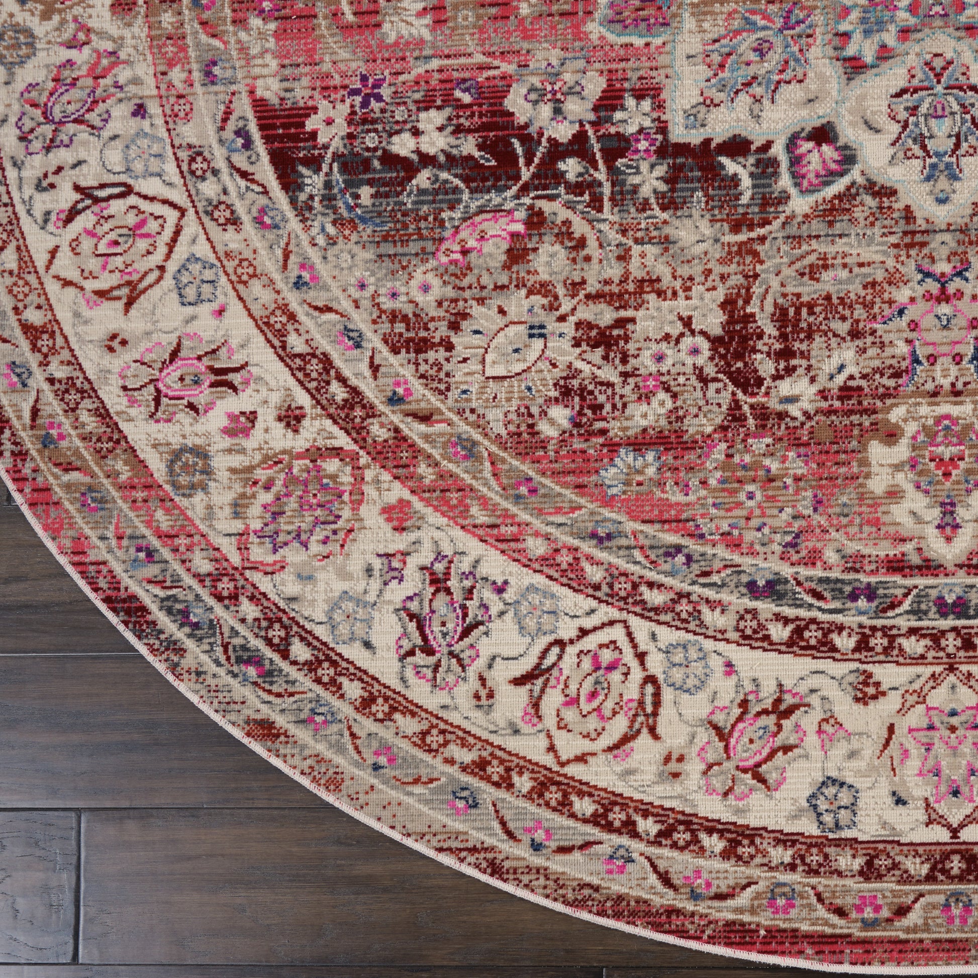 Nourison Home Vintage Kashan  Red  Traditional