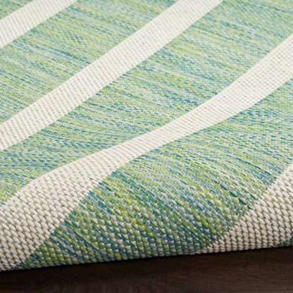 Nourison Home Positano  Blue Green Ivory  Contemporary