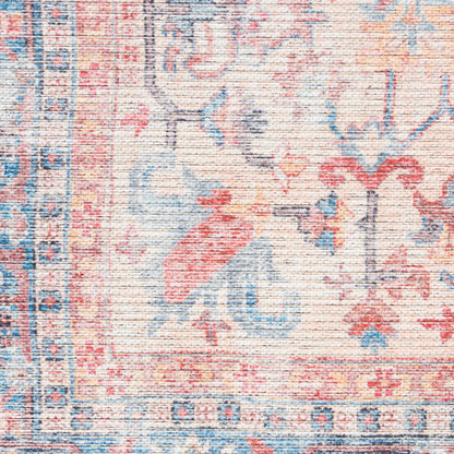 Nourison Home New Concept Washables  Blue Multicolor  Traditional