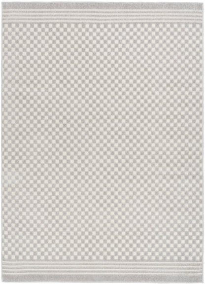Nourison Home Care Free CAF02 Light Grey Contemporary Loom-woven Rug