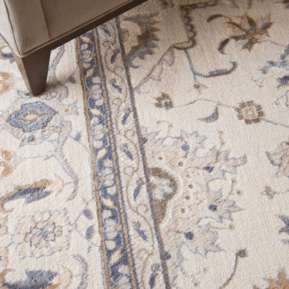Nourison Home Silky Textures  Ivory Grey  Traditional