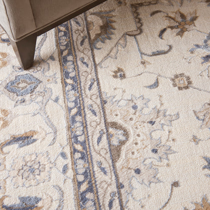 Nourison Home Silky Textures  Ivory Grey  Traditional