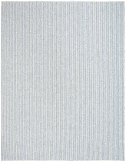 Nourison Home Natural Texture NTX01 Ivory Blue Contemporary Power-loomed Rug