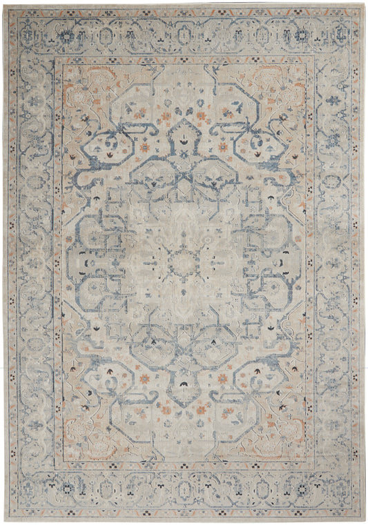 Nourison Home Malta  Ivory Grey  Traditional