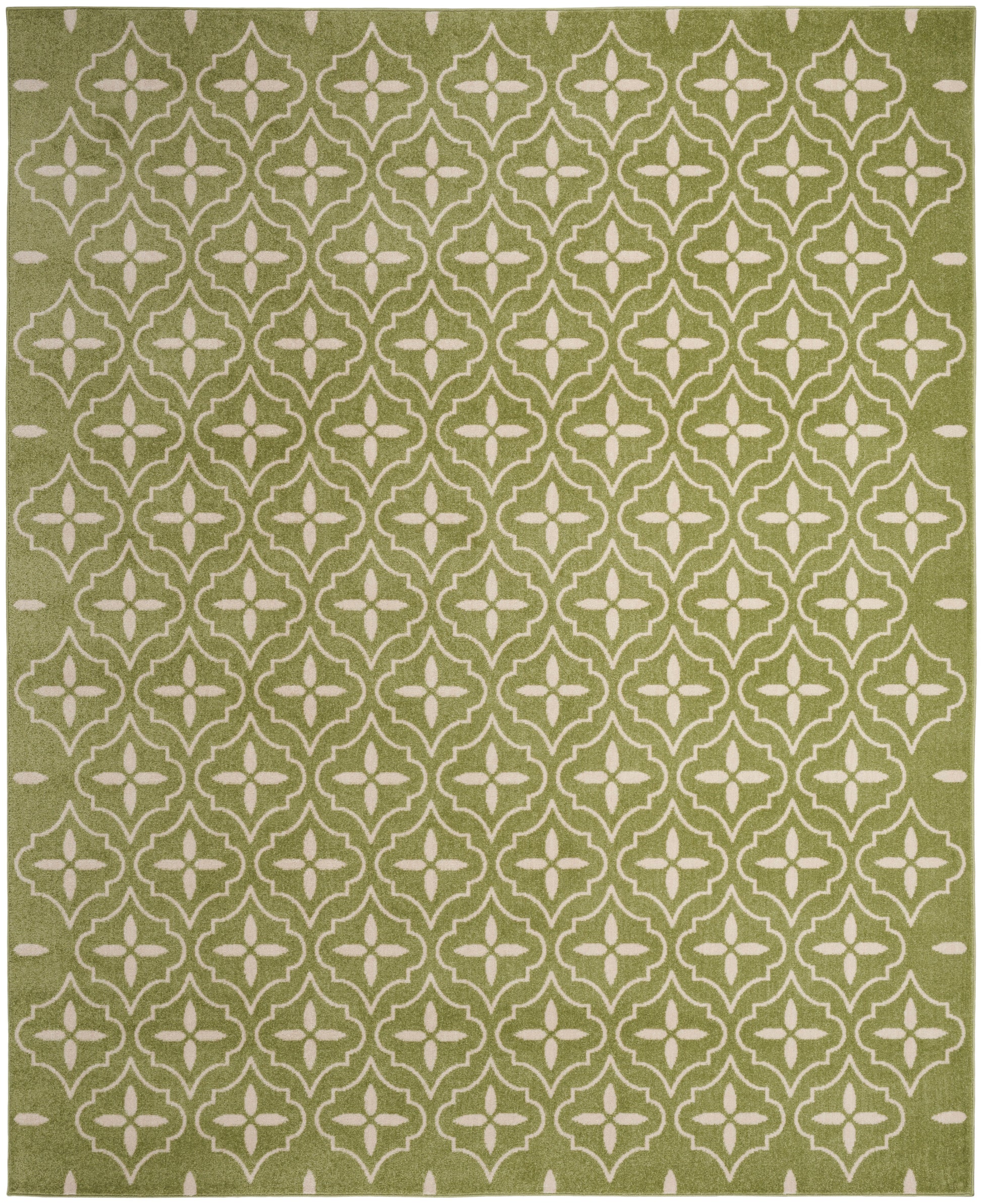 Nourison Home Nourison Essentials  Green Ivory  Contemporary