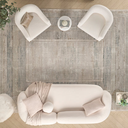 Nourison Home Glitz  Ivory Multicolor  Contemporary