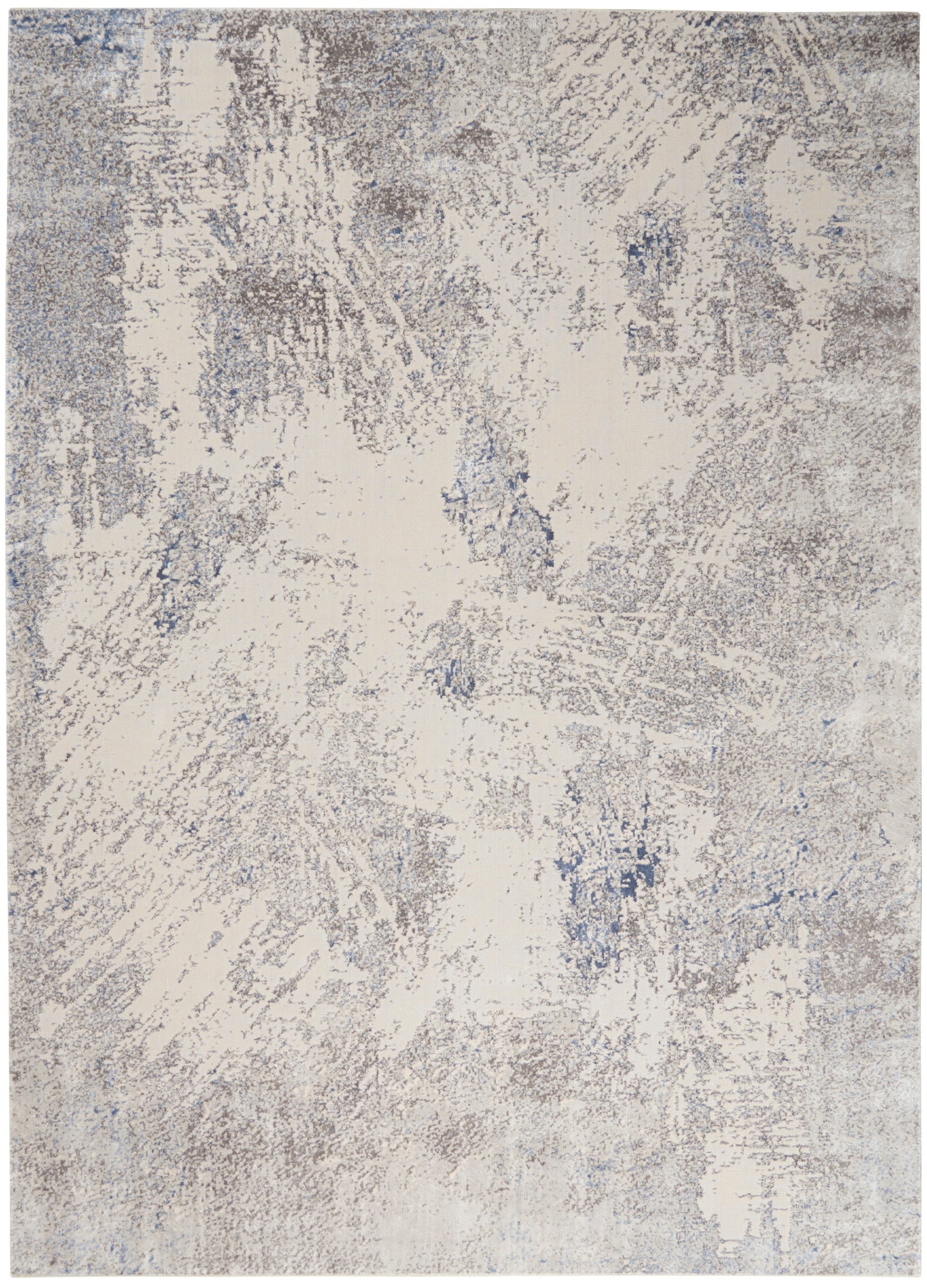 Nourison Home Silky Textures  Ivory Grey  Contemporary