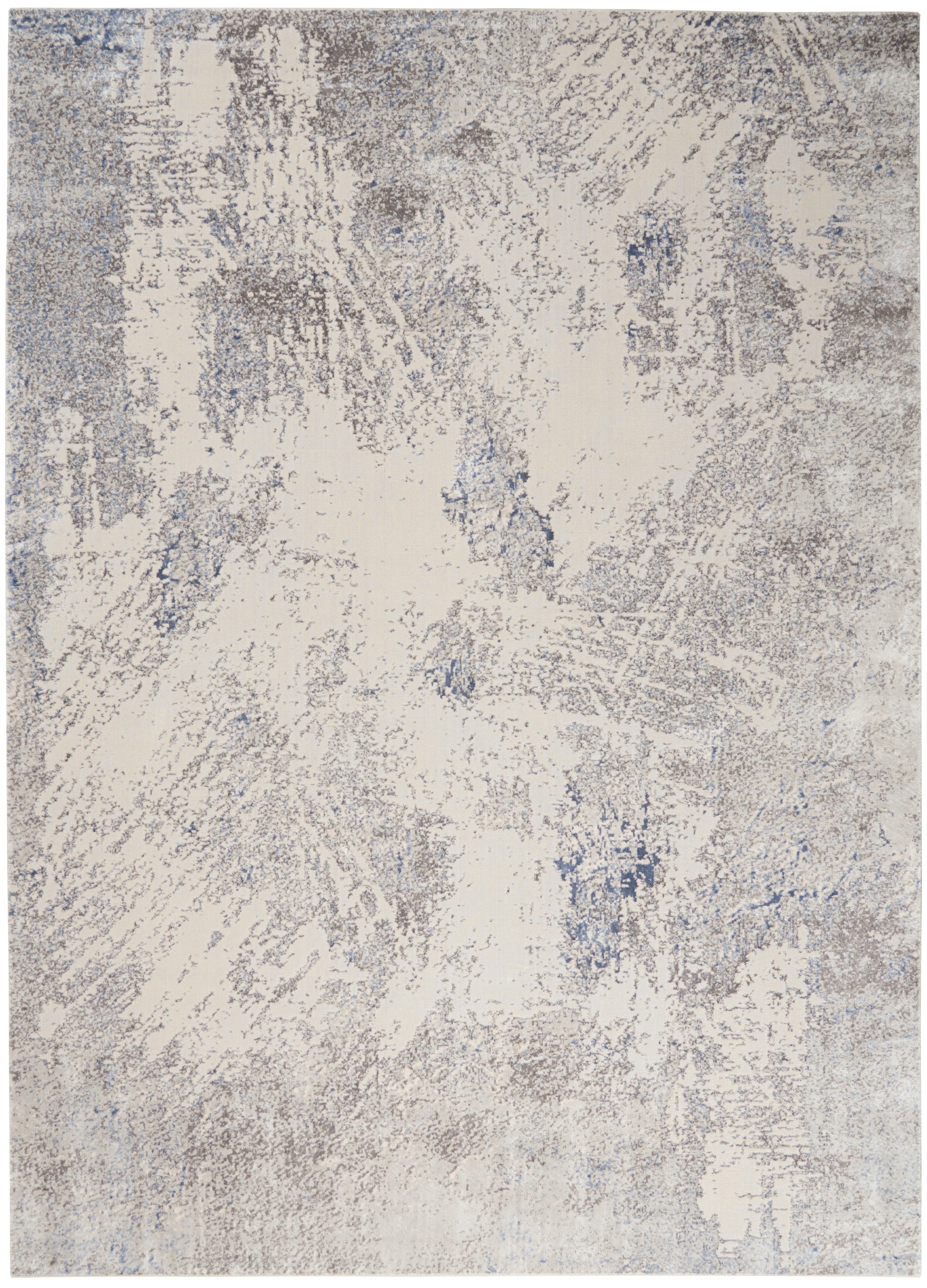 Nourison Home Silky Textures  Ivory Grey  Contemporary