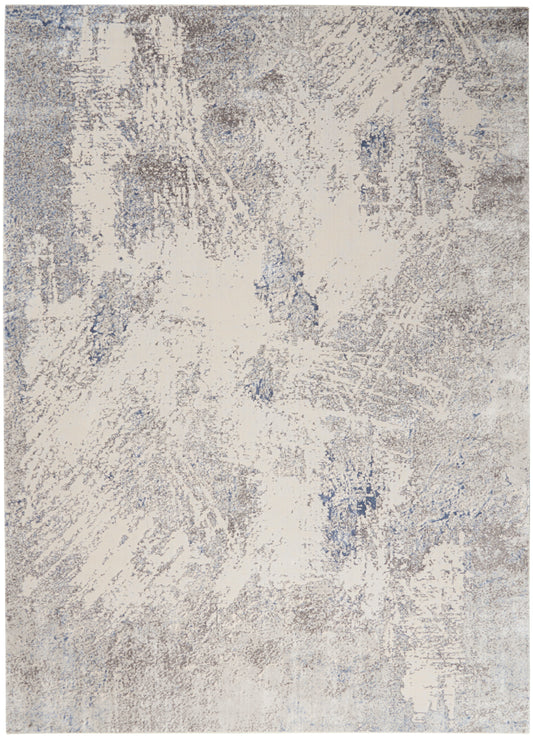 Nourison Home Silky Textures  Ivory Grey  Contemporary