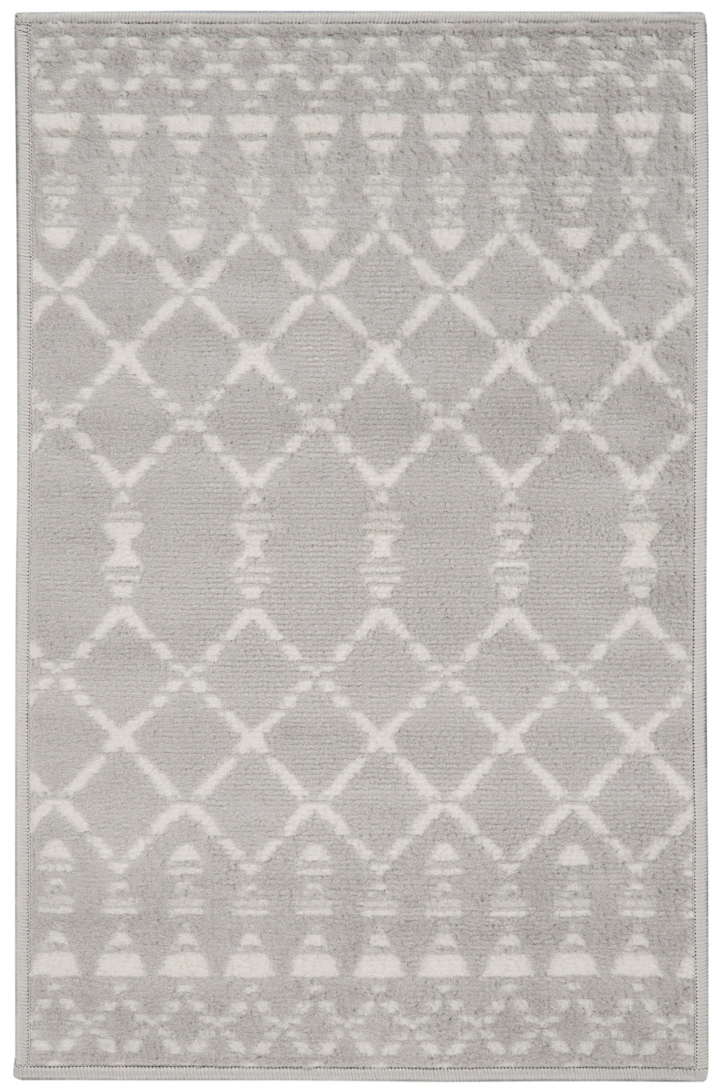 Nourison Home Whimsicle WHS02 Grey Contemporary Power-loomed Rug
