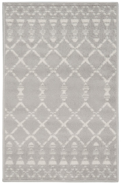 Nourison Home Whimsicle WHS02 Grey Contemporary Power-loomed Rug