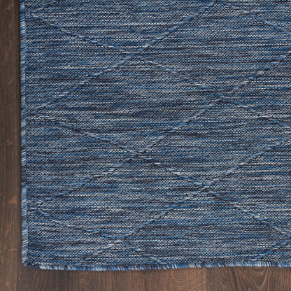 Nourison Home Washable Solutions  Navy Blue  Contemporary