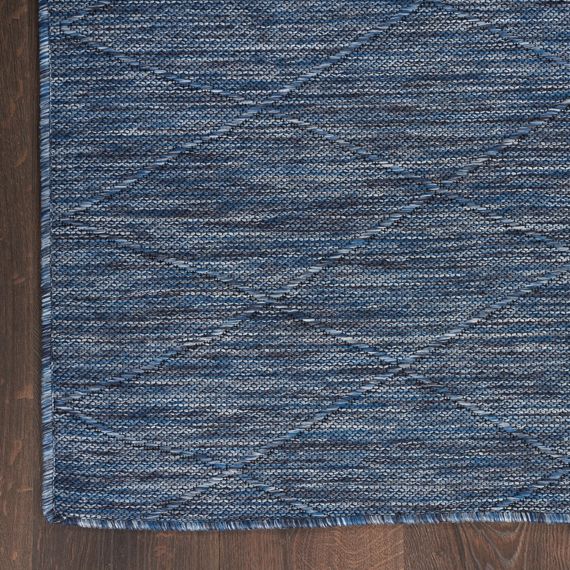 Nourison Home Washable Solutions  Navy Blue  Contemporary