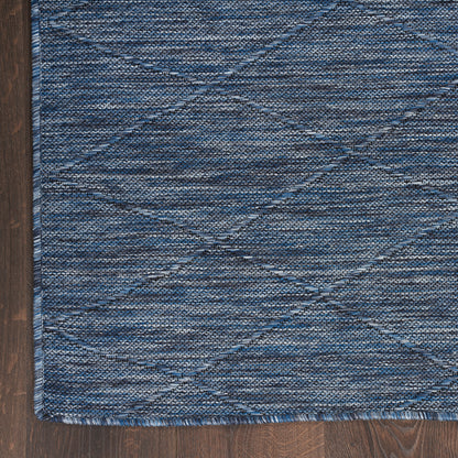 Nourison Home Washable Solutions  Navy Blue  Contemporary