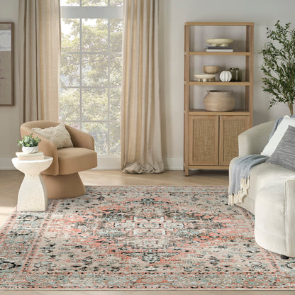 Nourison Home Washable Decor  Peach  Traditional