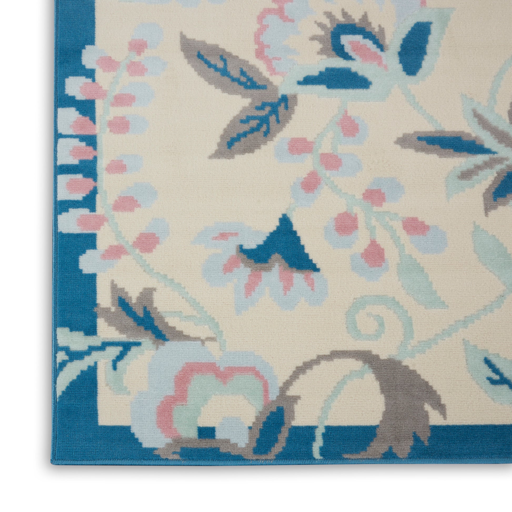 Nourison Home Jubilant  Ivory Multicolor  Contemporary