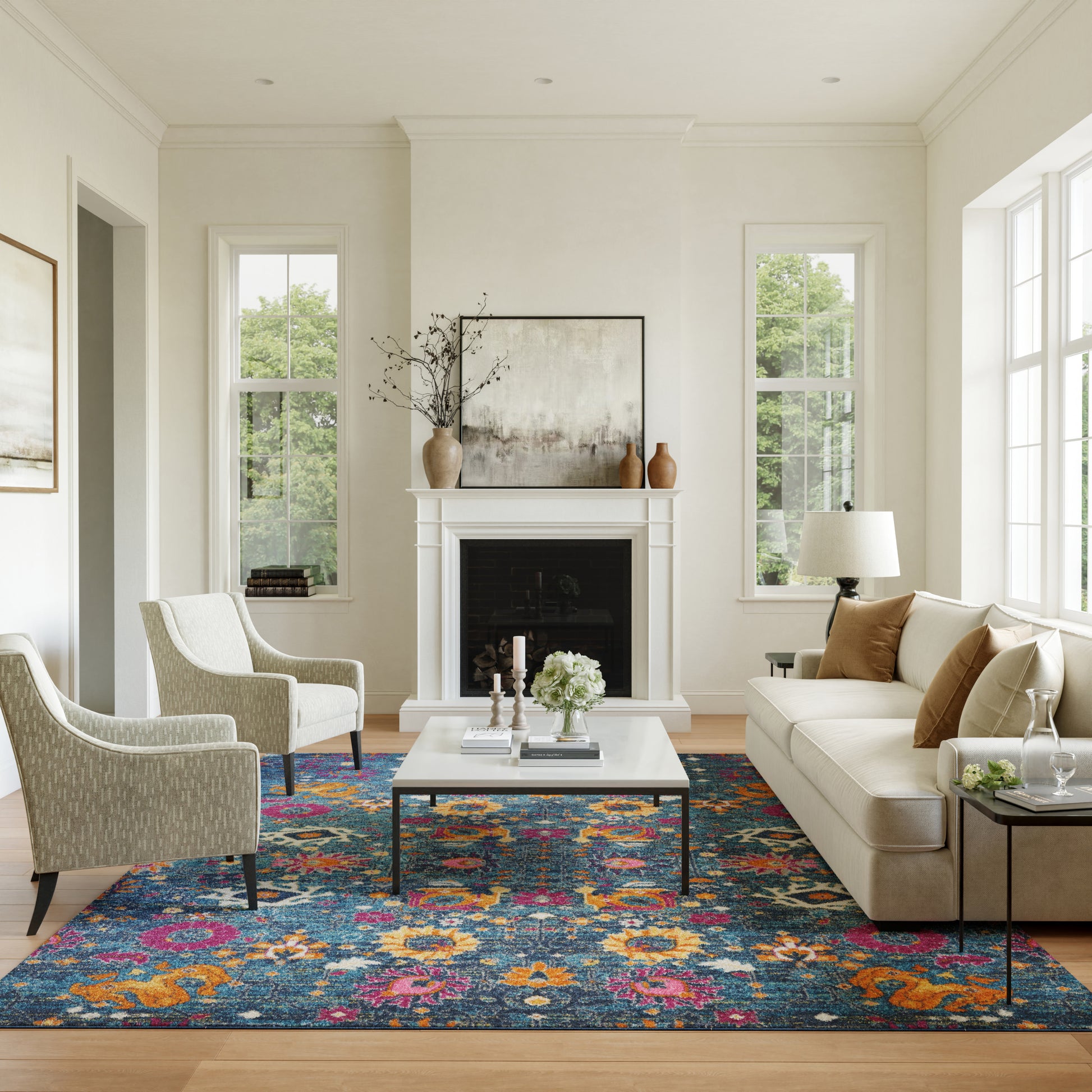 Nourison Home Passion  Denim  Transitional