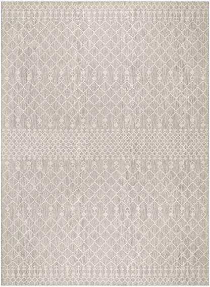 Nourison Home Positano POS02 Light Grey Contemporary Power-loomed Rug