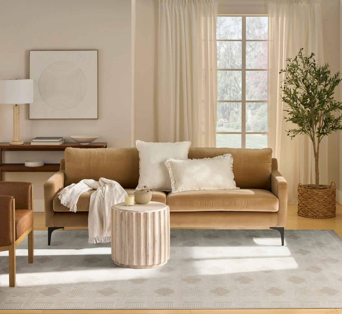 Nourison Home Nordic  Ivory Beige  Contemporary