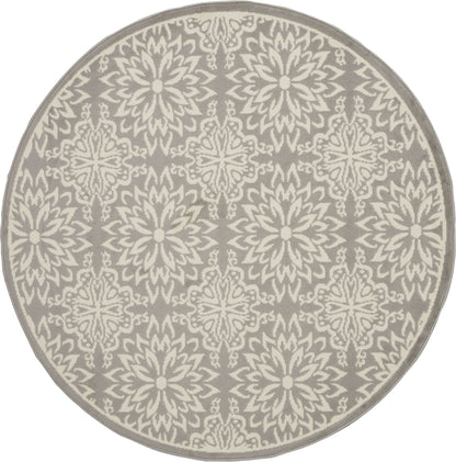 Nourison Home Jubilant JUB06 Ivory Grey Transitional Power-loomed Rug