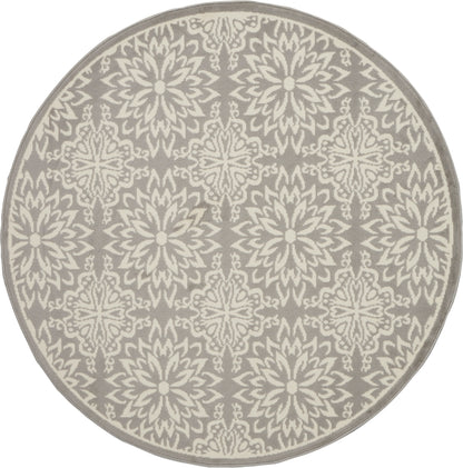 Nourison Home Jubilant JUB06 Ivory Grey Transitional Power-loomed Rug