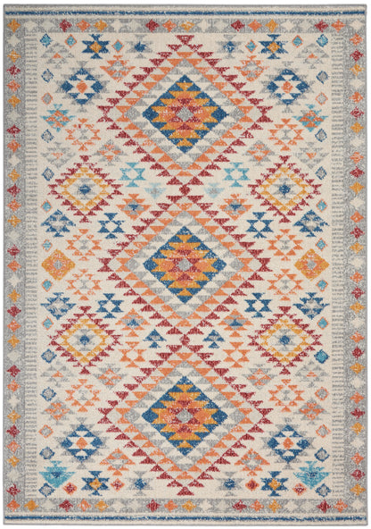 Nourison Home Passion  Ivory Multicolor  Transitional