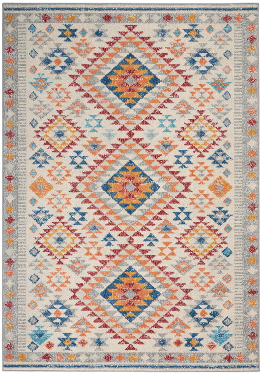 Nourison Home Passion  Ivory Multicolor  Transitional