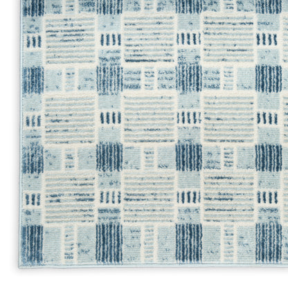 Nourison Home Nordic  Blue  Contemporary
