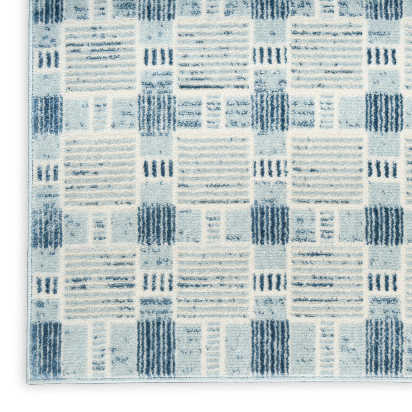 Nourison Home Nordic  Blue  Contemporary