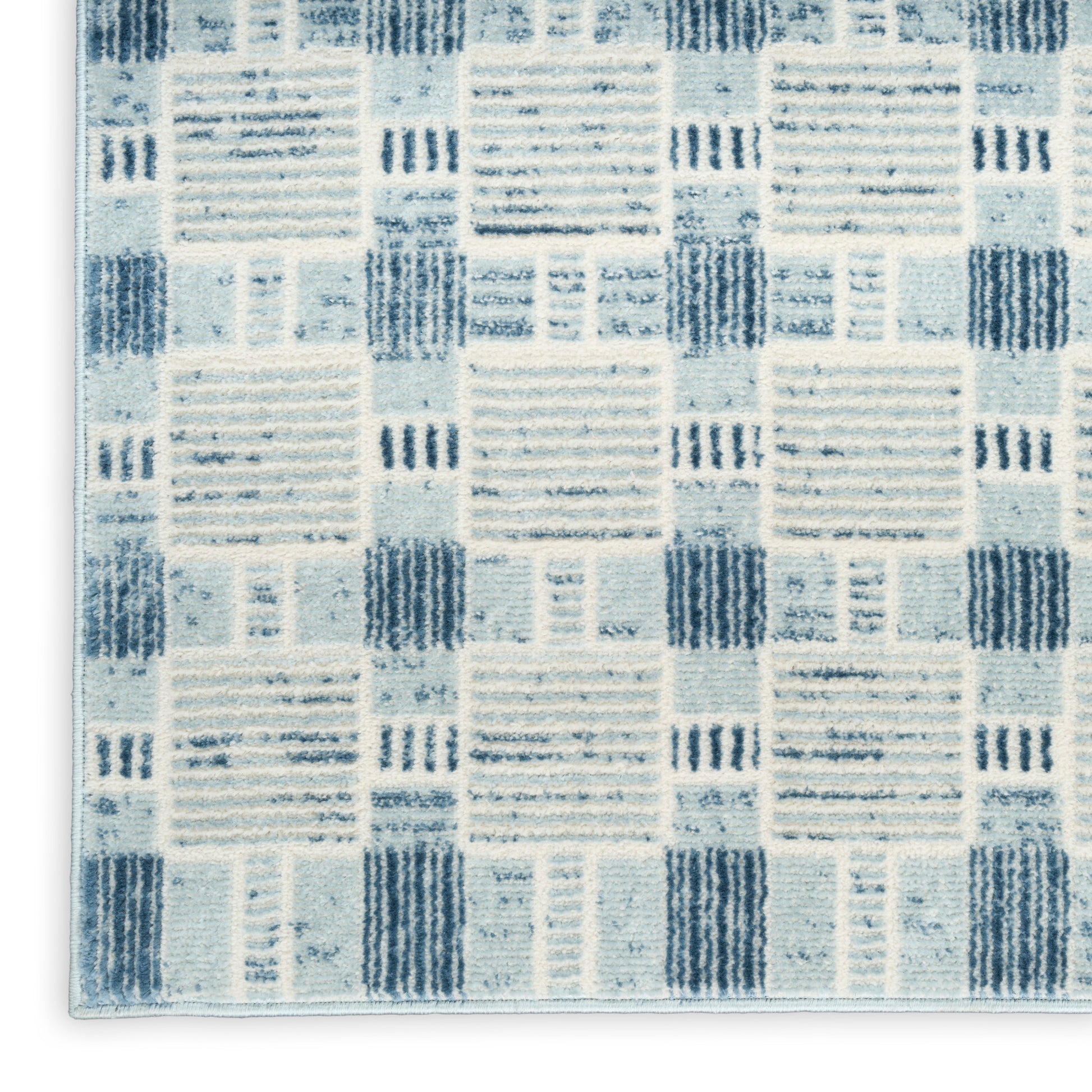 Nourison Home Nordic  Blue  Contemporary