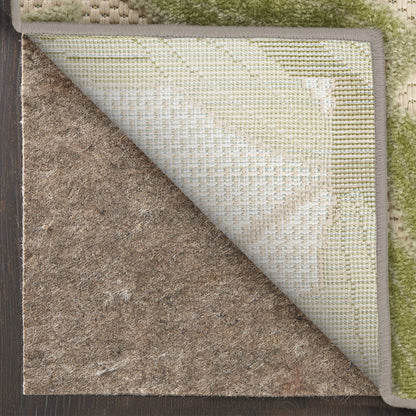Nourison Home Aloha  Ivory Green  Contemporary