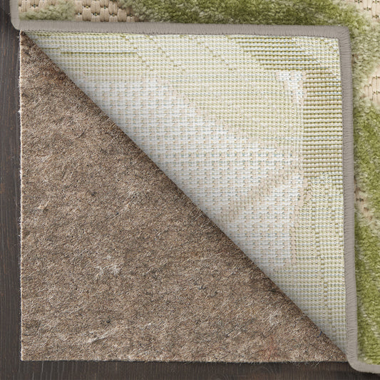 Nourison Home Aloha  Ivory Green  Contemporary