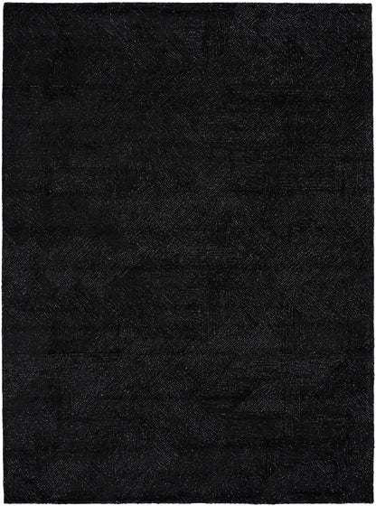 Michael Amini Ma30 Star SMR01 Black Contemporary Hand Tufted Rug