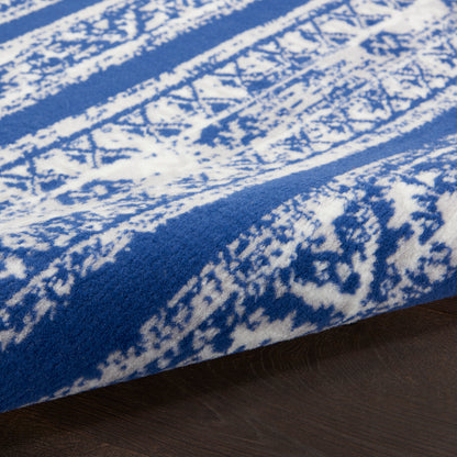 Nourison Home Whimsicle  Navy Ivory  Transitional