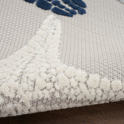 Nourison Home Aloha  Grey Multi  Contemporary