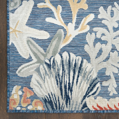 Nourison Home Suncoast  Denim Multicolor  Contemporary