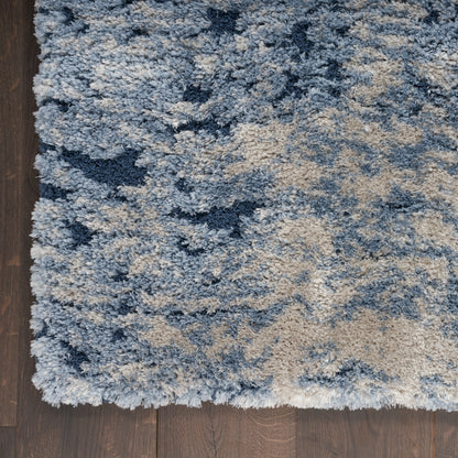 Nourison Home Dreamy Shag  Light Blue  Contemporary