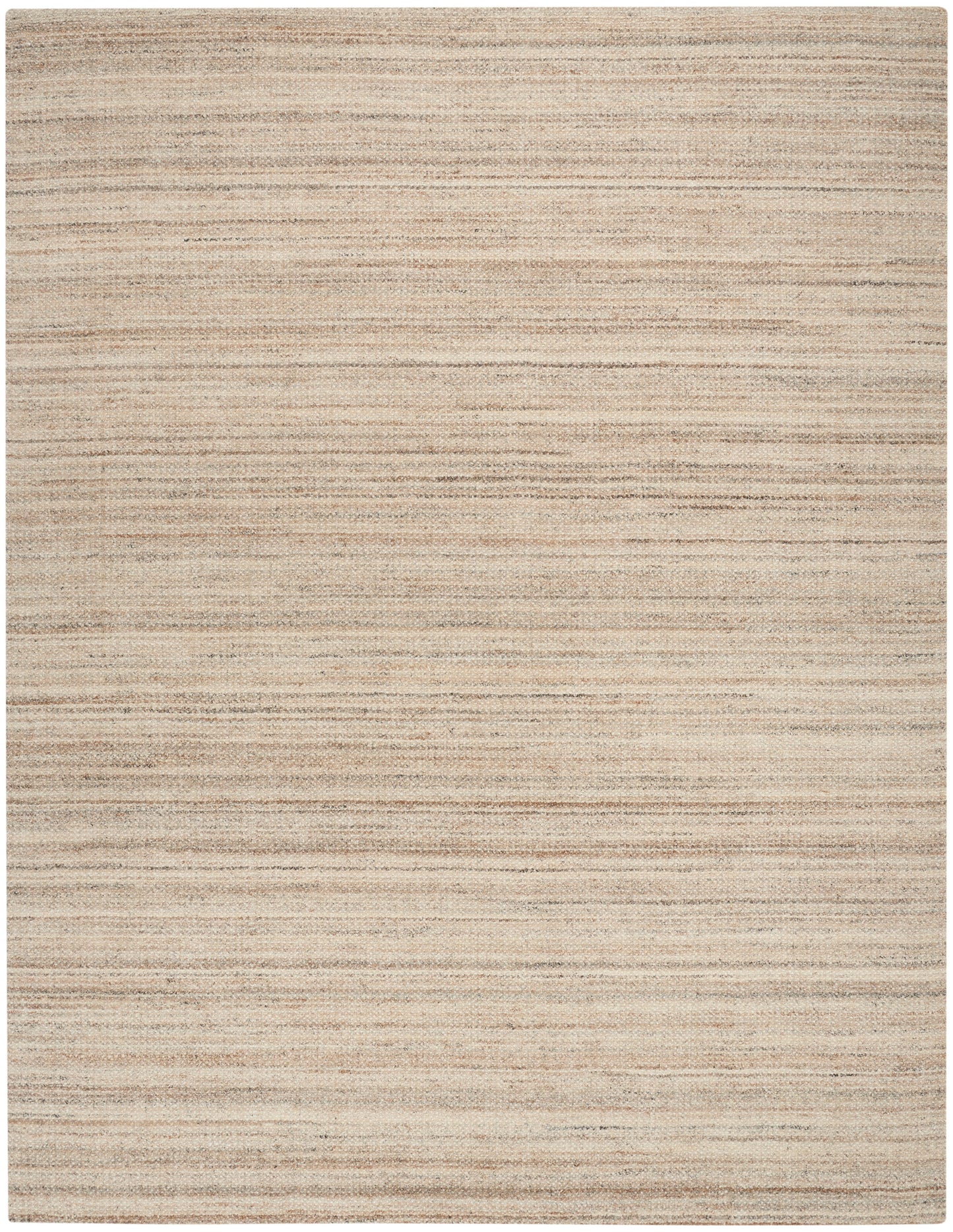 Calvin Klein CK040 Abrash ABA01 Ivory Grey Contemporary Hand Knotted Rug
