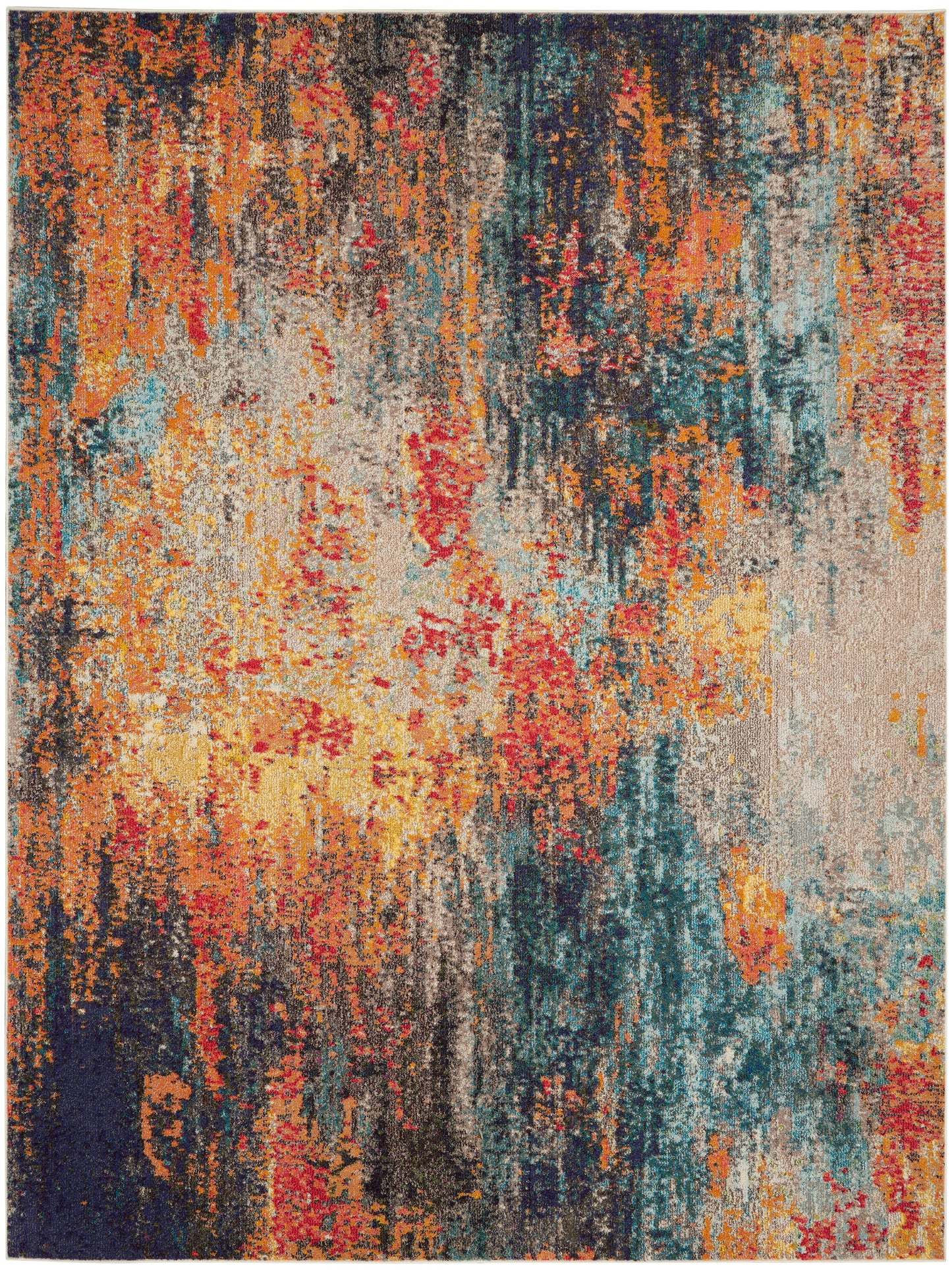 Nourison Home Celestial CES15 Multicolor Contemporary Power-loomed Rugs