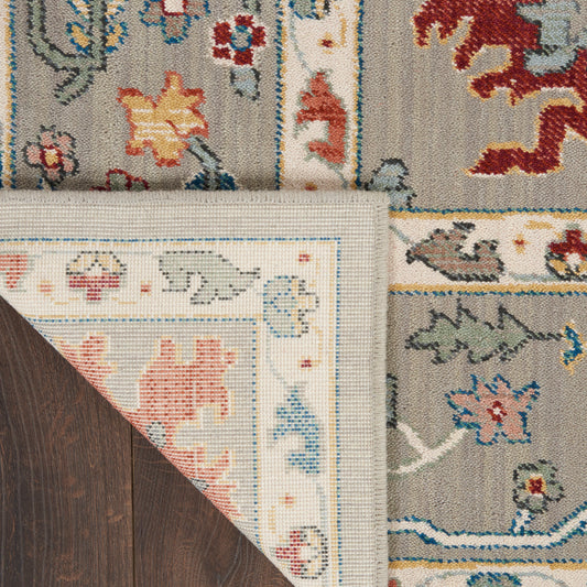 Nourison Home Parisa  Grey  Traditional