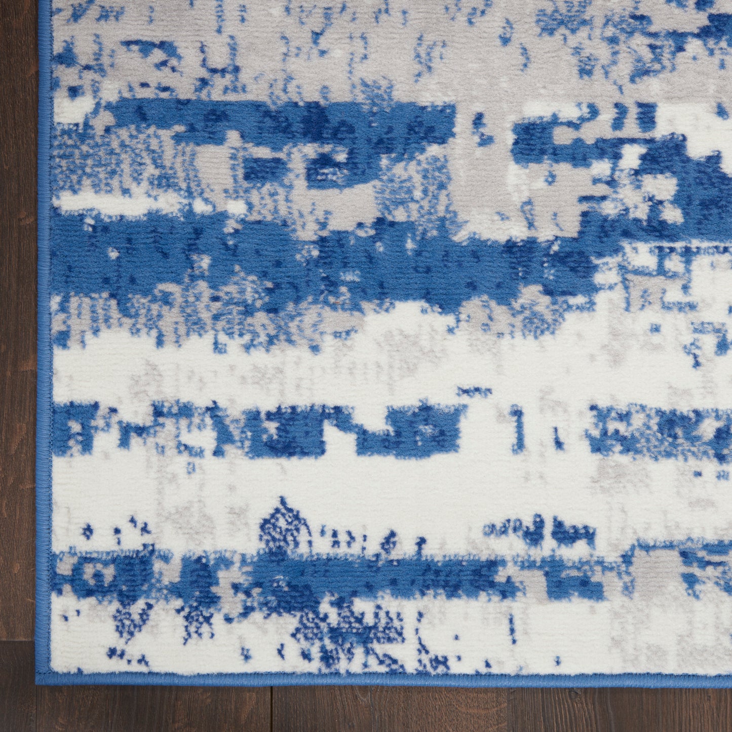 Nourison Home Whimsicle  Ivory Navy  Contemporary