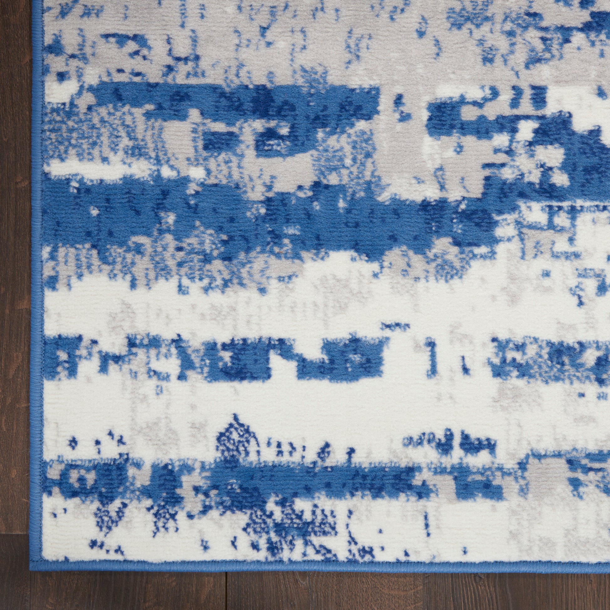 Nourison Home Whimsicle  Ivory Navy  Contemporary