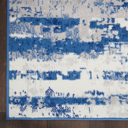 Nourison Home Whimsicle  Ivory Navy  Contemporary
