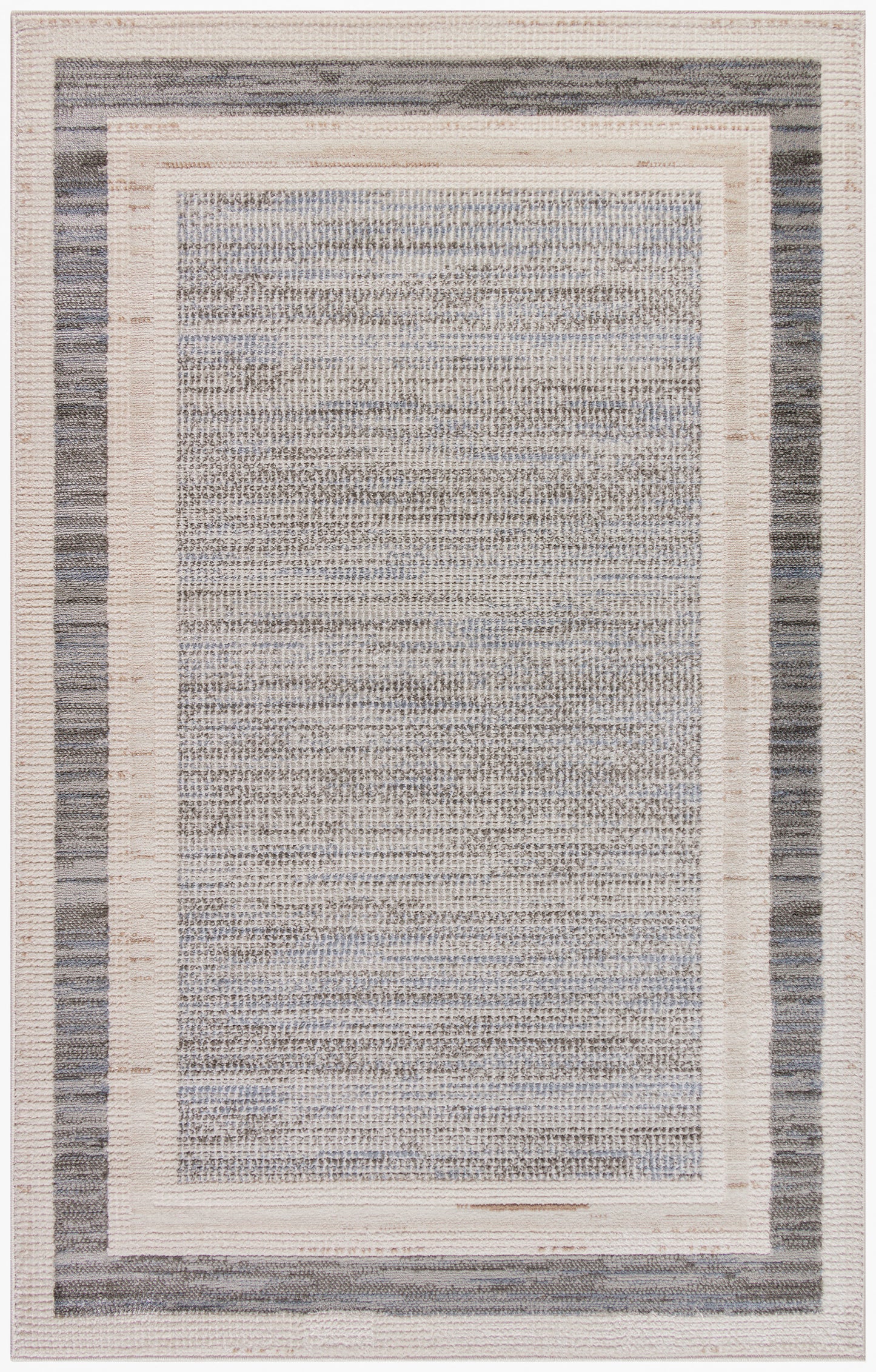 Nourison Home Serenity Home SRH07 Grey Ivory Contemporary Loom-woven Rug