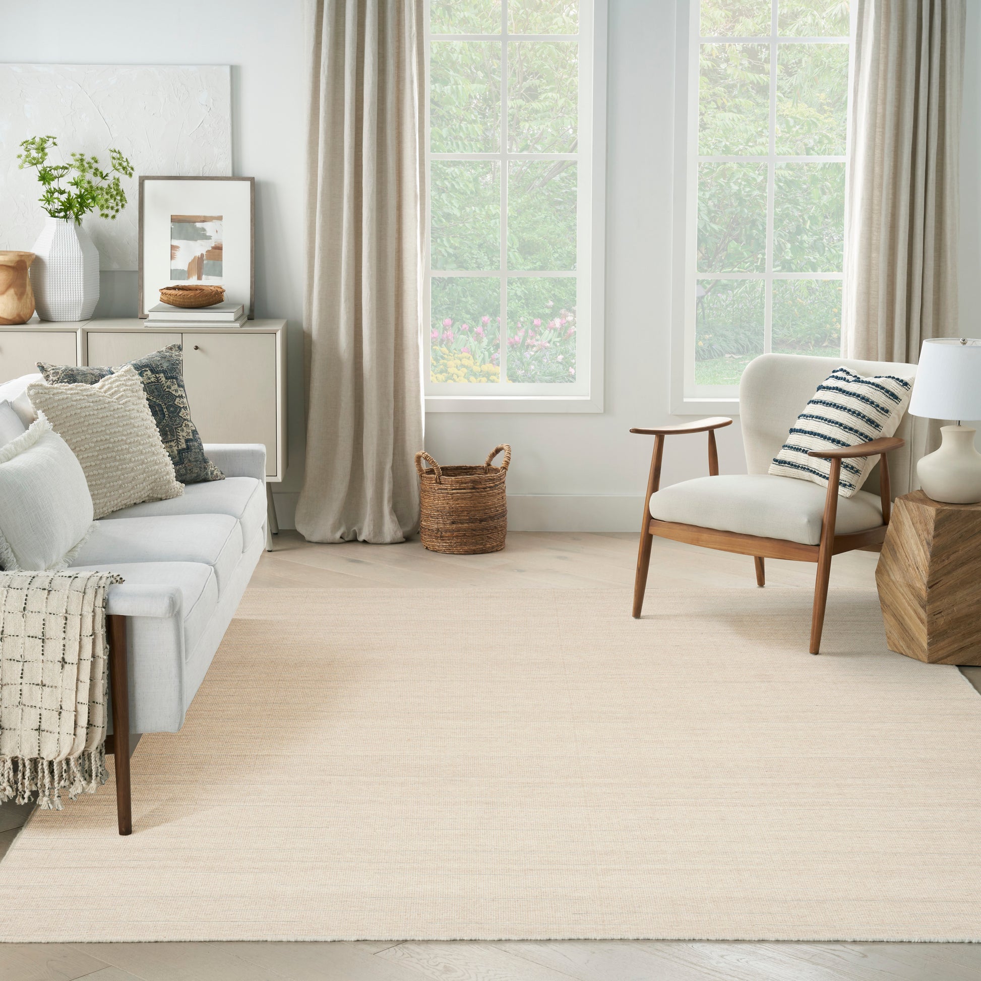 Nourison Home Interweave  Beige  Contemporary