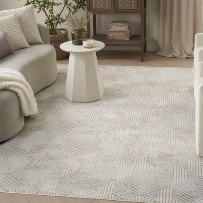 Nourison Home Grafix  Grey  Contemporary