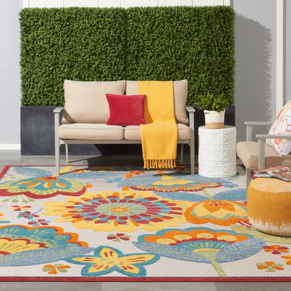 Nourison Home Aloha  Multicolor  Contemporary