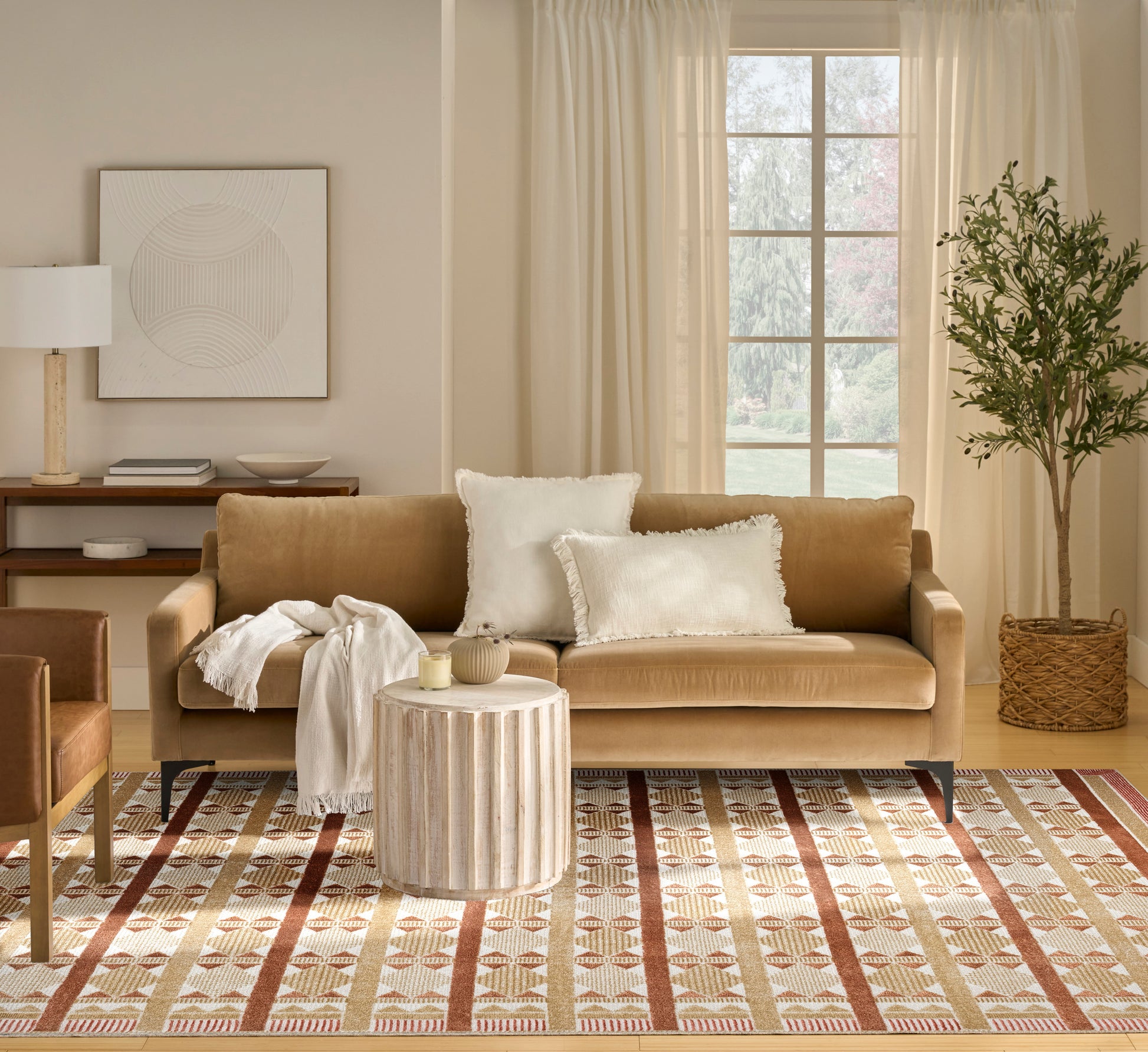 Nourison Home Nordic  Rust  Contemporary