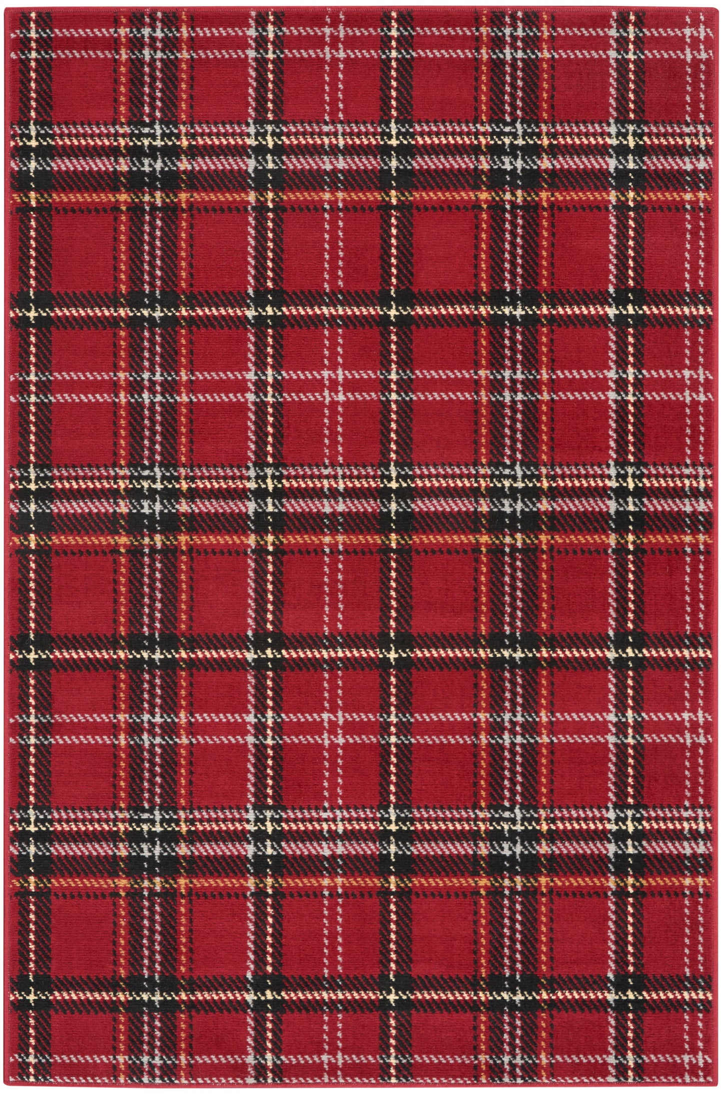 Nourison Home Grafix GRF03 Red Contemporary Power-loomed Rug