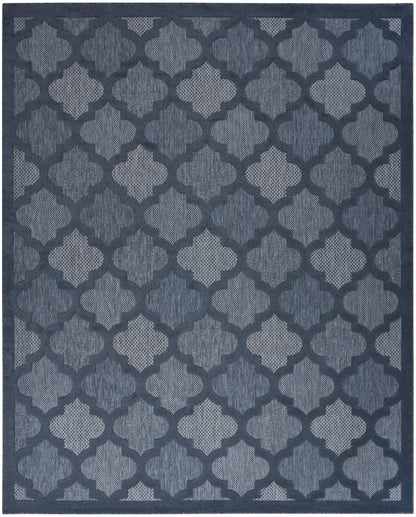 Nourison Home Easy Care NES01 Navy Blue Contemporary Flat Weave Rug